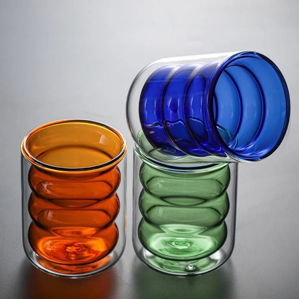 Stylish Insulated Glass Beverage Mug