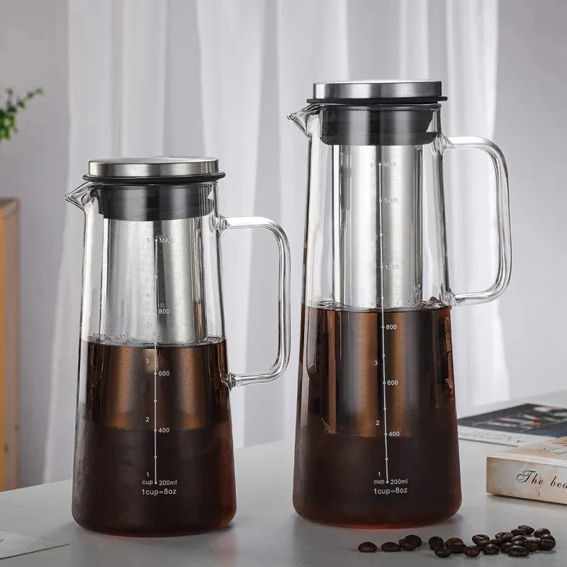 Sophisticated Glass Cold Brew Coffee Infuser