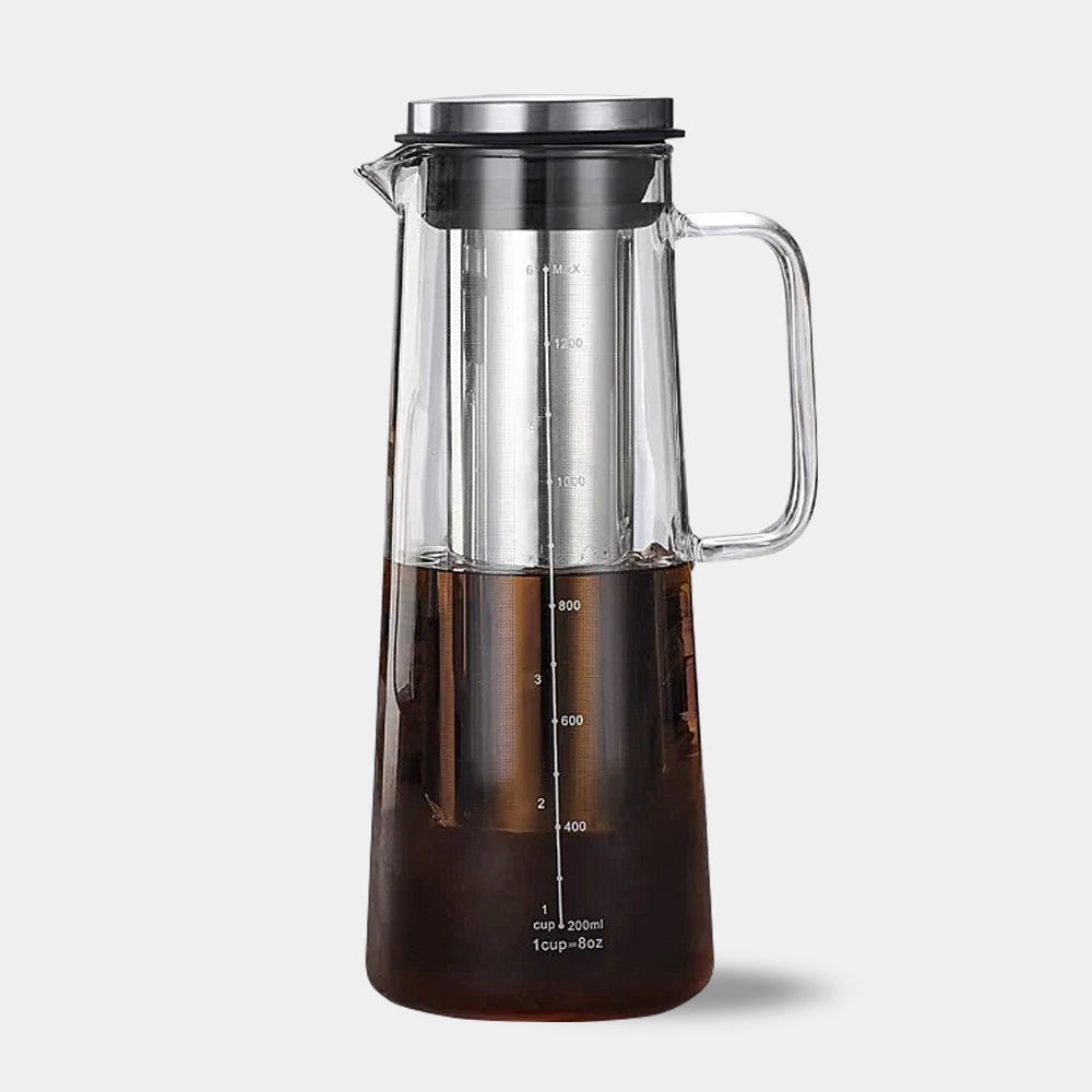 Sophisticated Glass Cold Brew Coffee Infuser