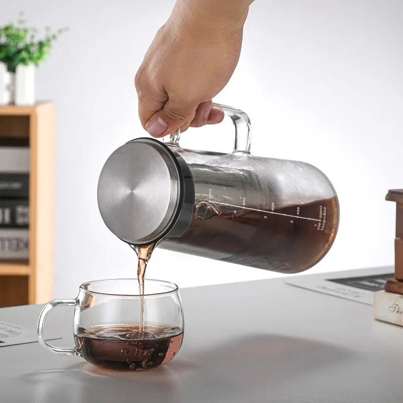 Sophisticated Glass Cold Brew Coffee Infuser