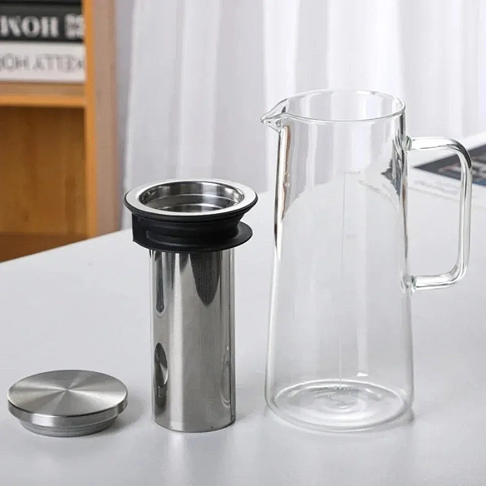 Sophisticated Glass Cold Brew Coffee Infuser
