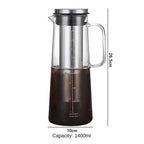 Sophisticated Glass Cold Brew Coffee Infuser