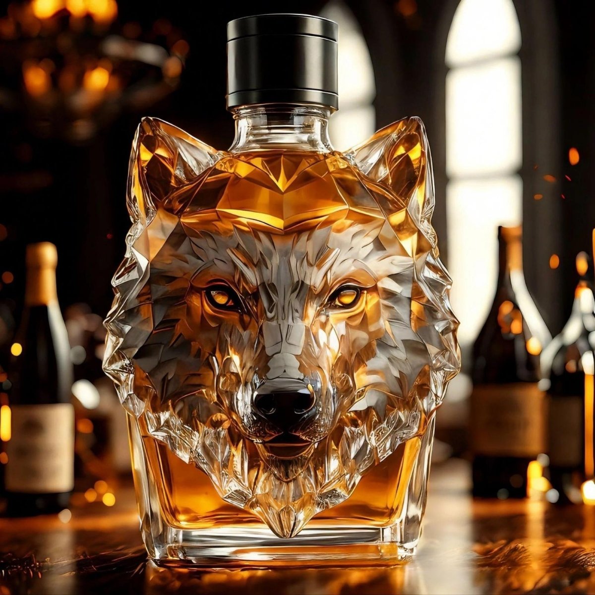 Sophisticated Crystal Wine Carafe