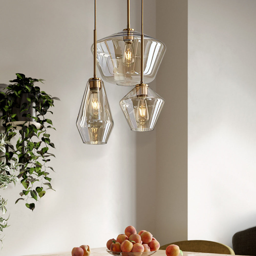 Sophisticated Glass Pendant Light Fixture