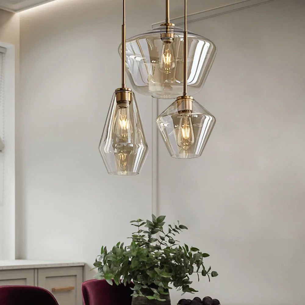 Sophisticated Glass Pendant Light Fixture
