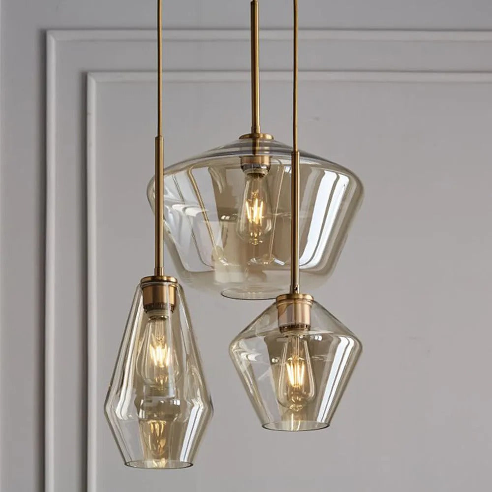 Sophisticated Glass Pendant Light Fixture