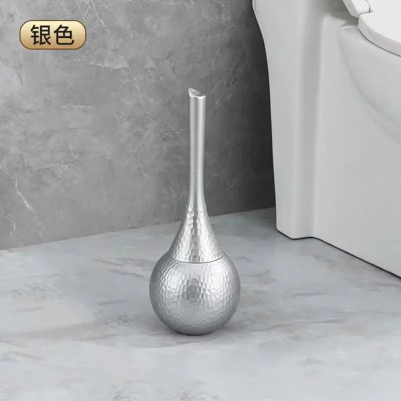 Chic Gold Toilet Cleaning Set for a Luxurious Touch