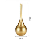 Chic Gold Toilet Cleaning Set for a Luxurious Touch