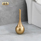 Chic Gold Toilet Cleaning Set for a Luxurious Touch