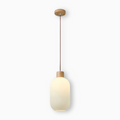 Modern Hanging Lamp with Ribbed Shade – Stylish Pendant Light for Kitchen and Dining