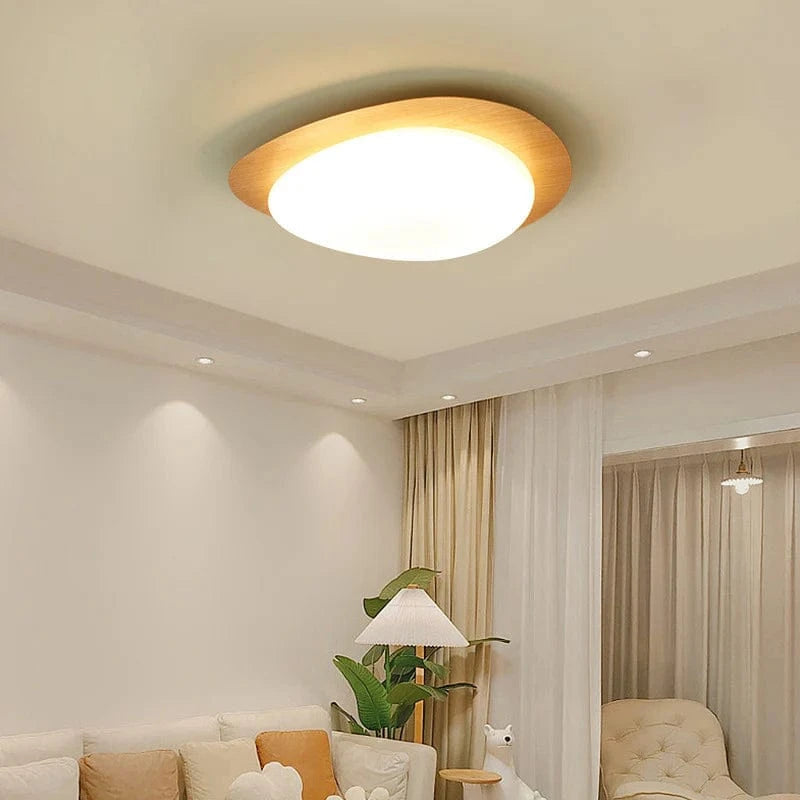 Adjustable Brightness LED Ceiling Light – Modern Cloud Design Flush Mount