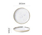 Sophisticated Marble-Style Dining Set