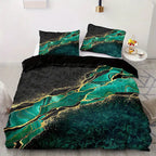 Luxurious Marble-Inspired Duvet Cover Collection