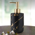 Chic Marble-Inspired Soap Dispenser for Home Elegance