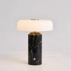 Portable Cordless Table Lamp – Elegant Marble Design with Built-in Battery for Living Room or Bedside
