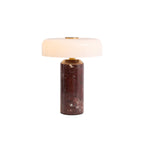 Portable Cordless Table Lamp – Elegant Marble Design with Built-in Battery for Living Room or Bedside