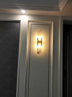 Soft LED Ambient Light Oval Marble Wall Fixture