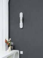 Soft LED Ambient Light Oval Marble Wall Fixture