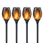Solar-Powered Flame Effect Garden Lantern