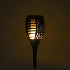 Solar-Powered Flame Effect Garden Lantern