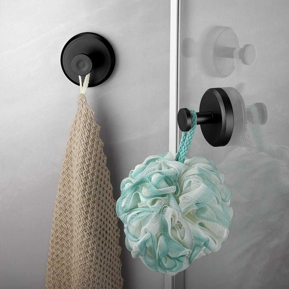 Stylish Suction Hooks for Effortless Bathroom Organization