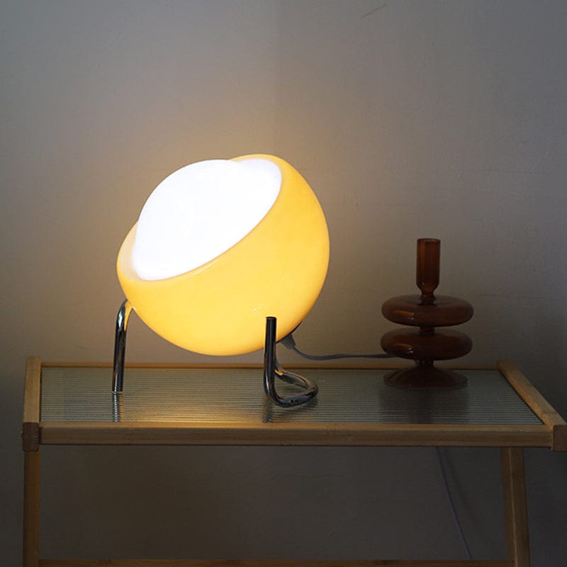USB Bedside Lamp with Frosted Glass – Stylish Table Light for Cozy Atmosphere