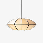 Cozy Ambient Silk Hanging Lamp – Elegant UFO Pendant Light
