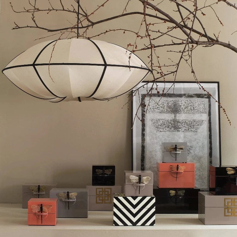 Cozy Ambient Silk Hanging Lamp – Elegant UFO Pendant Light