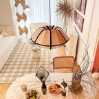 Cozy Ambient Silk Hanging Lamp – Elegant UFO Pendant Light