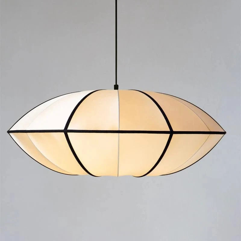 Cozy Ambient Silk Hanging Lamp – Elegant UFO Pendant Light