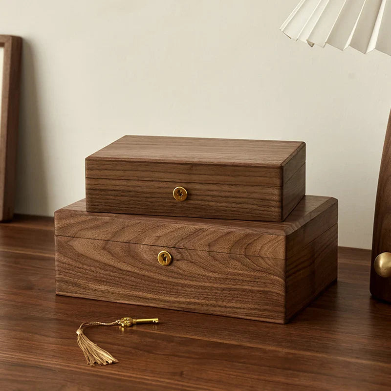 Stylish Walnut Jewelry Organizer