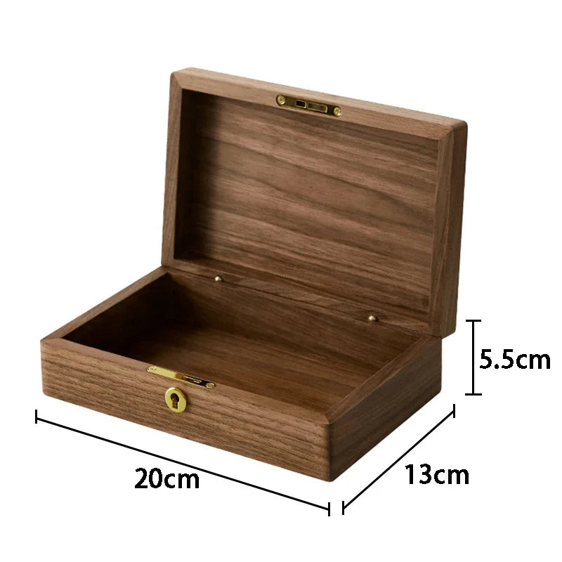Stylish Walnut Jewelry Organizer