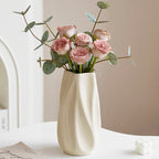 Contemporary Sculpted Ceramic Flower Vase
