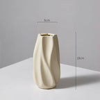 Contemporary Sculpted Ceramic Flower Vase
