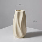 Contemporary Sculpted Ceramic Flower Vase