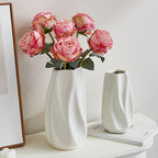 Contemporary Sculpted Ceramic Flower Vase
