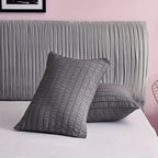 Chic Seersucker Duvet Cover Ensemble
