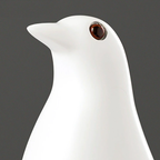 Charming Nordic Wooden Bird Figurine