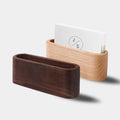 Sophisticated Wooden Business Card Organizer for Your Desk