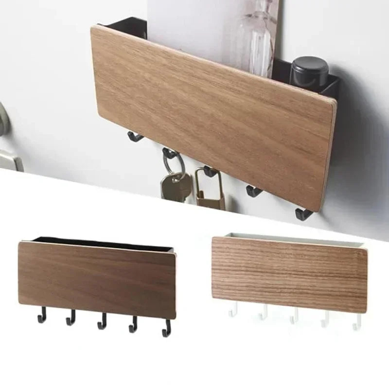 Chic Wooden Organizer Shelf for Home and Office