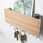 Chic Wooden Organizer Shelf for Home and Office
