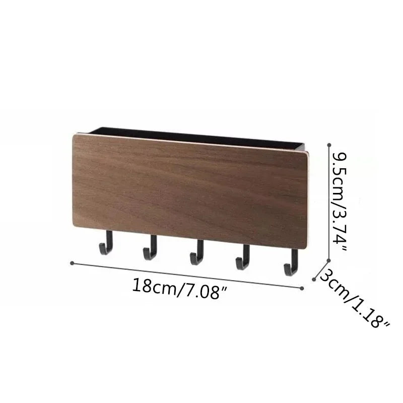 Chic Wooden Organizer Shelf for Home and Office
