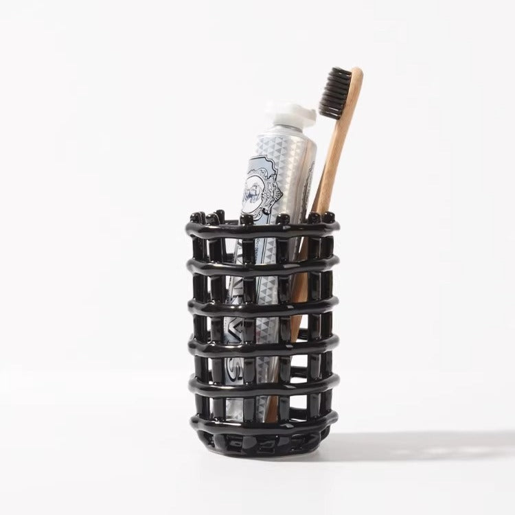 Chic Handcrafted Ceramic Organizer