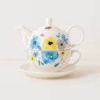 Charming Floral Tea Set for One – Perfectly Compact