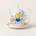 Charming Floral Tea Set for One – Perfectly Compact