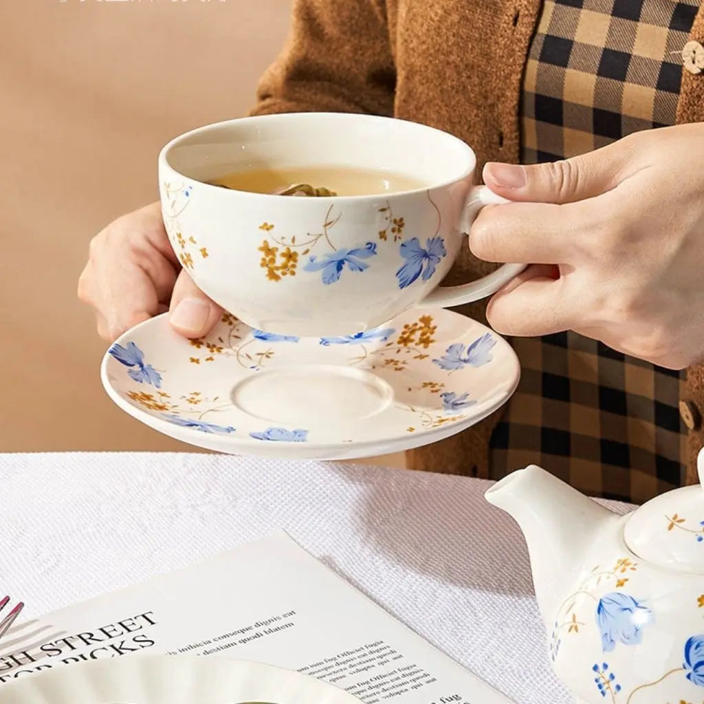 Charming Floral Tea Set for One – Perfectly Compact