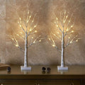 Elegant Birch Design Lighted Tree Decoration – USB Powered