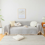 Cozy Chenille Throw Blanket - Soft, Fade-Resistant Sofa Cover