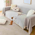 Cozy Chenille Throw Blanket - Soft, Fade-Resistant Sofa Cover