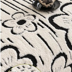 Floral Embroidered Design Sofa Cover - Soft Microfiber Material